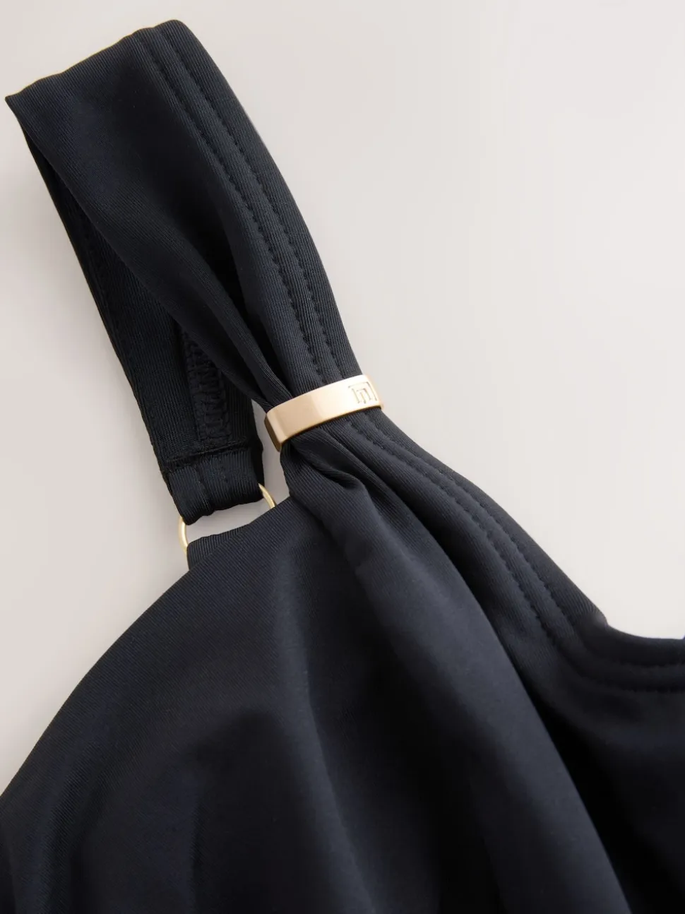 Noir - Maillot de bain DK à armatures avec contrôle du ventre