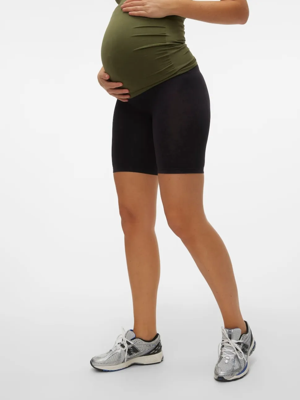 Noir - Mamalicious Leggings de maternité sans coutures