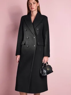 Noir - Manteau croisé Tabitha Simmons X Next Premium