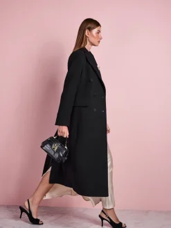 Noir - Manteau croisé Tabitha Simmons X Next Premium
