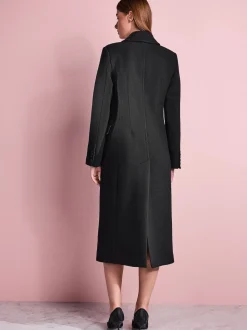 Noir - Manteau croisé Tabitha Simmons X Next Premium