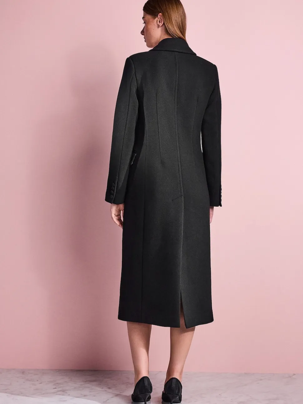 Noir - Manteau croisé Tabitha Simmons X Next Premium