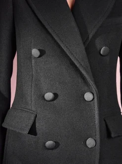 Noir - Manteau croisé Tabitha Simmons X Next Premium
