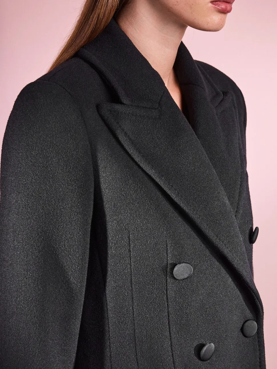 Noir - Manteau croisé Tabitha Simmons X Next Premium