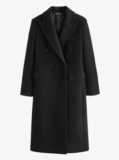 Noir - Manteau croisé Tabitha Simmons X Next Premium
