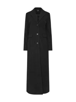 Noir - Manteau Long Tall Sally City coupe longue