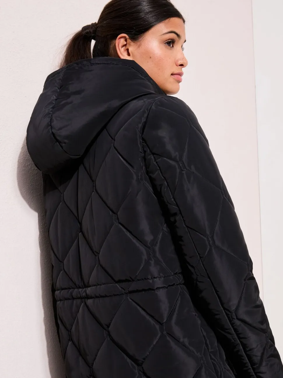 Noir - Manteau matelassé Friends Like These mi-long