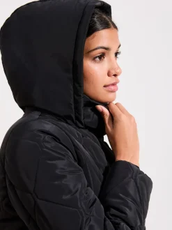 Noir - Manteau matelassé Friends Like These mi-long