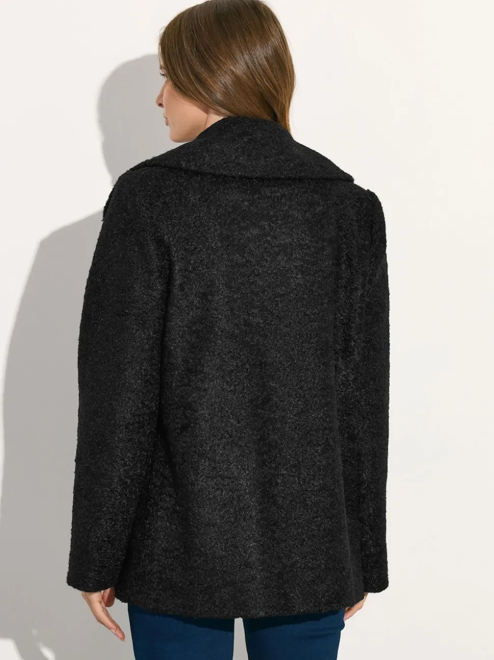 Noir - M&Co Caban en boucle
