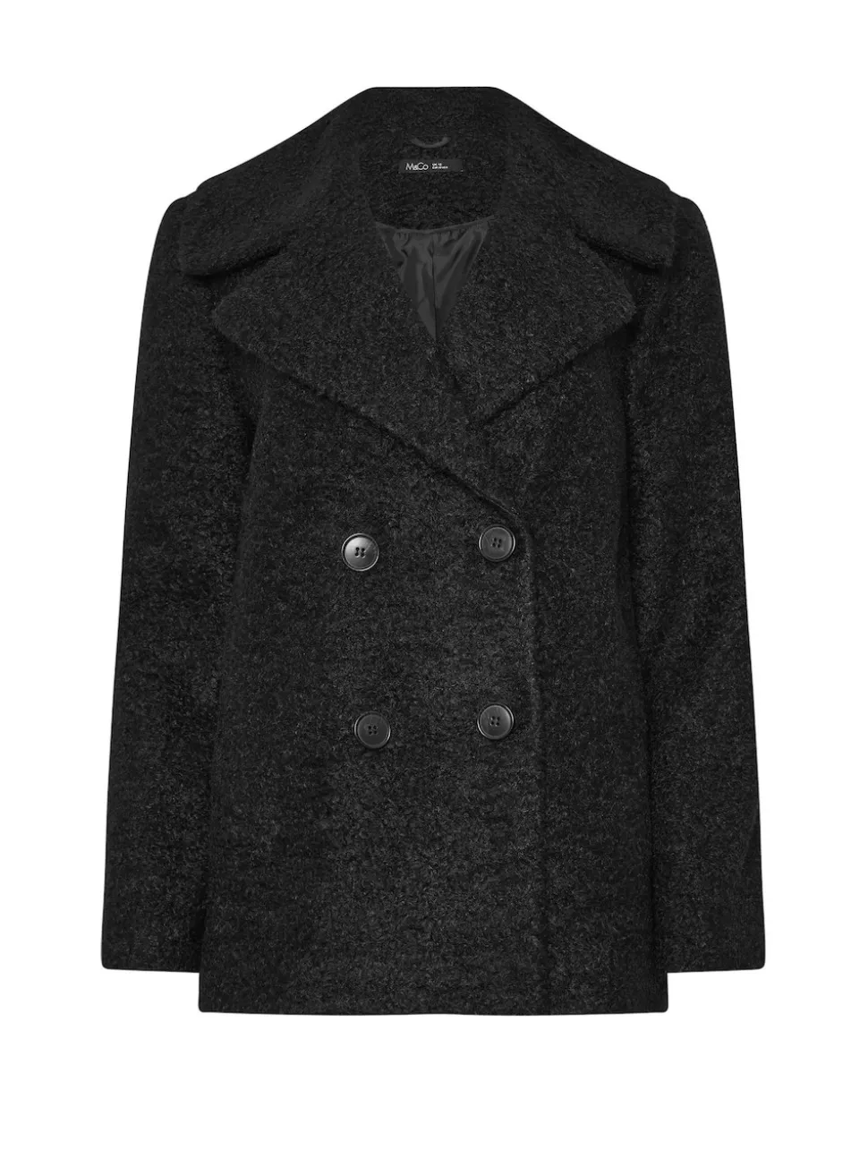 Noir - M&Co Caban en boucle