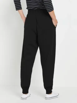 Noir - M&Co Pantalon de jogging à poignets froncés