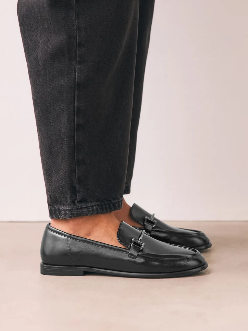 Noir - Mocassins à bout rond