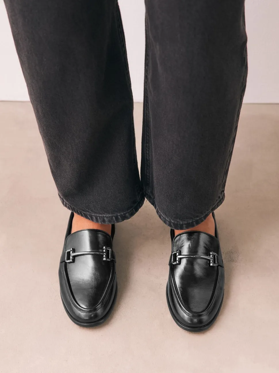 Noir - Mocassins à bout rond