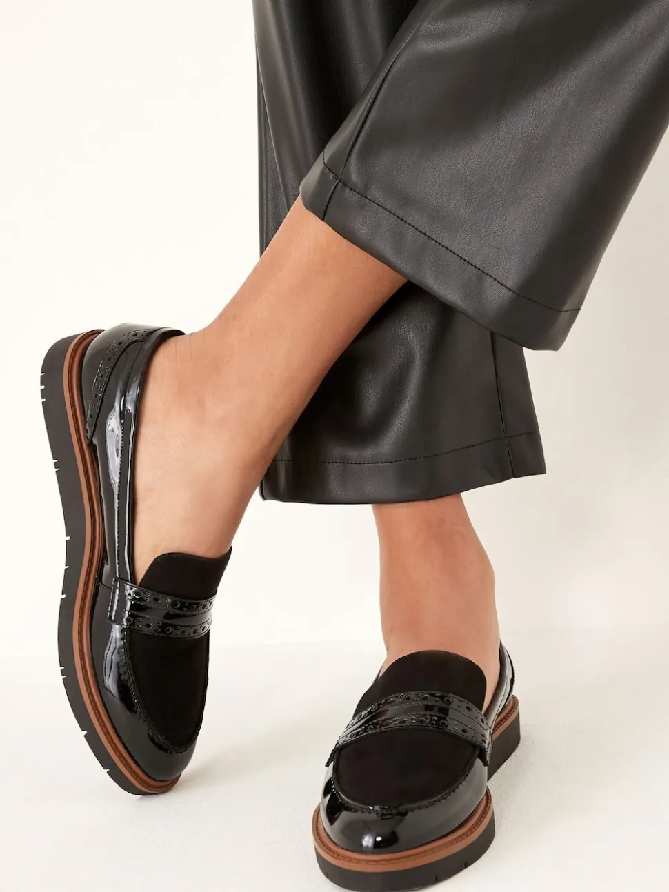 Noir - Mocassins Brogue Forever Comfort®