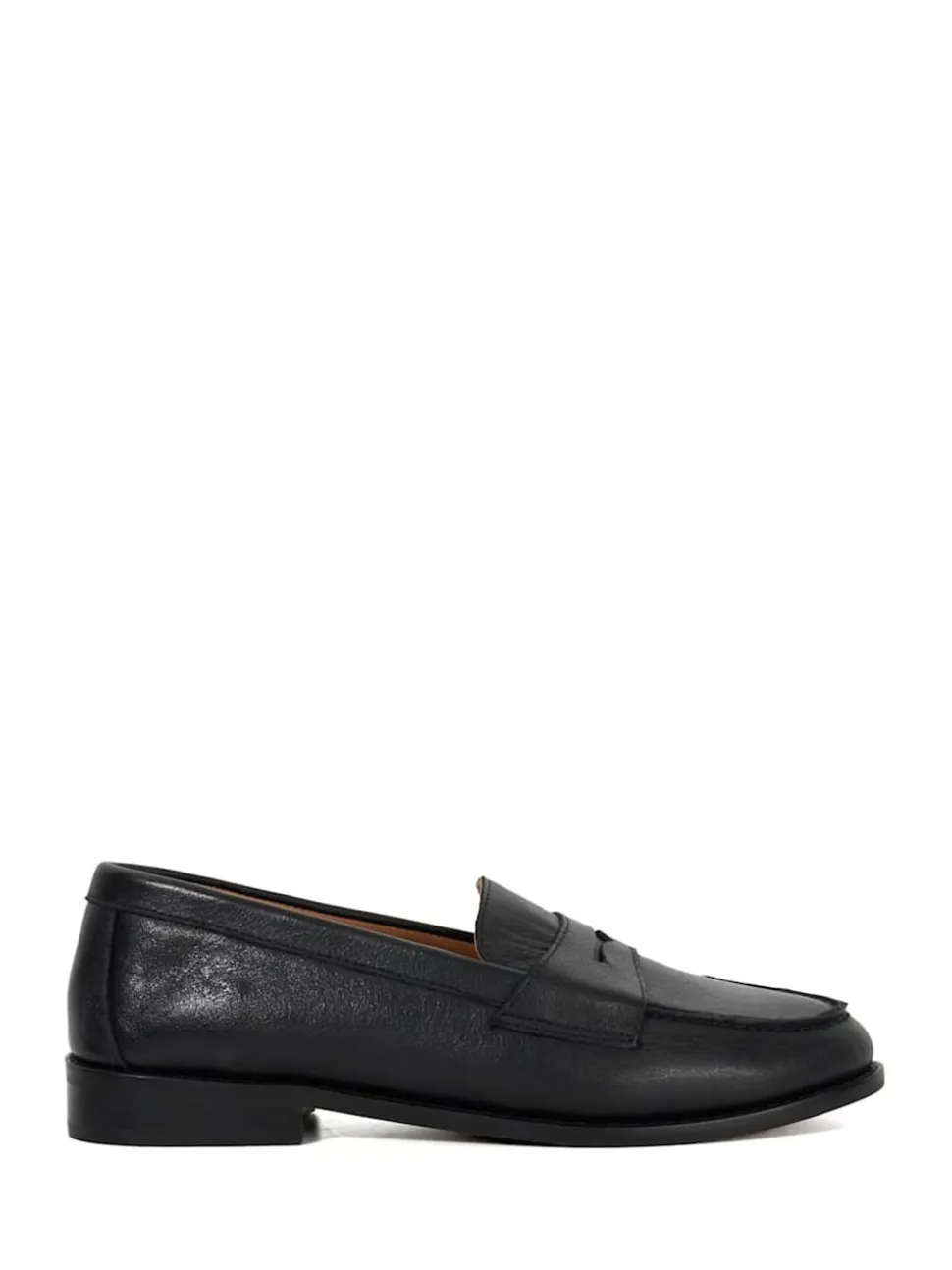 Noir - Mocassins Dune London Ginelli Flexi Sole en cuir