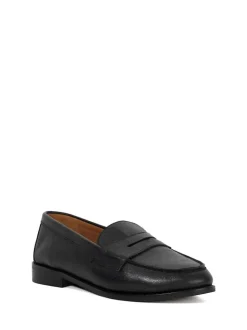 Noir - Mocassins Dune London Ginelli Flexi Sole en cuir