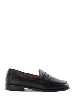 Noir - Mocassins Dune London Ginelli Flexi Sole en cuir