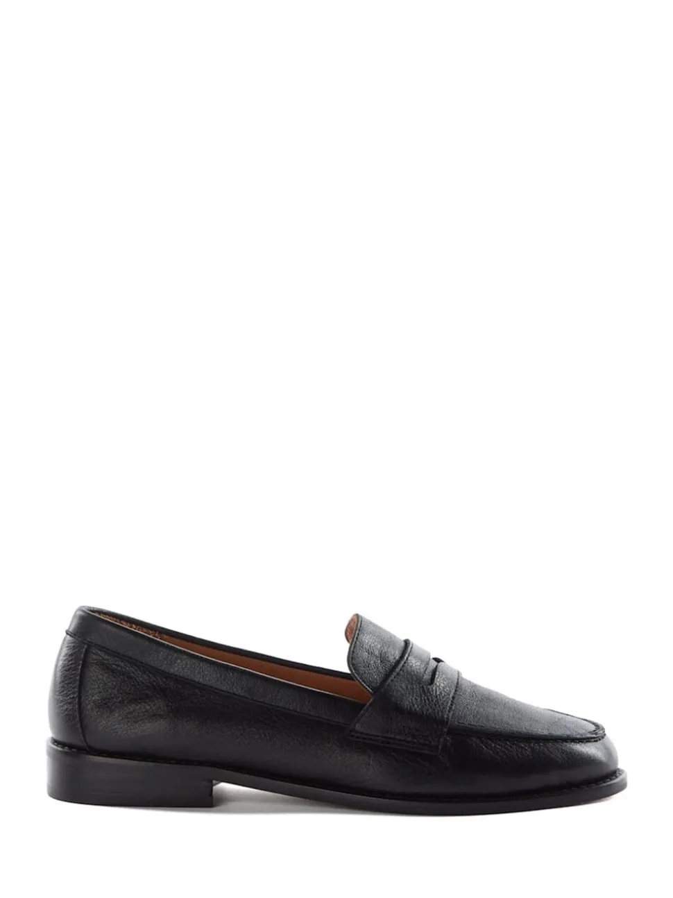 Noir - Mocassins Dune London Ginelli Flexi Sole en cuir