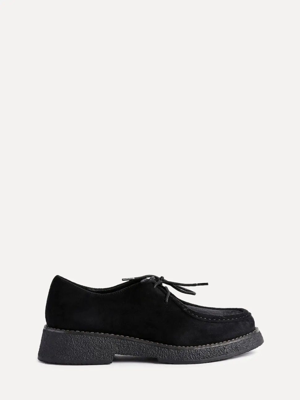Noir - Mocassins Linzi Perth lacés à semelle épaisse