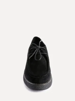 Noir - Mocassins Linzi Perth lacés à semelle épaisse