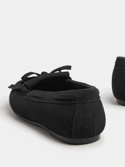 Noir - Mocassins Yours Curve à franges extra larges
