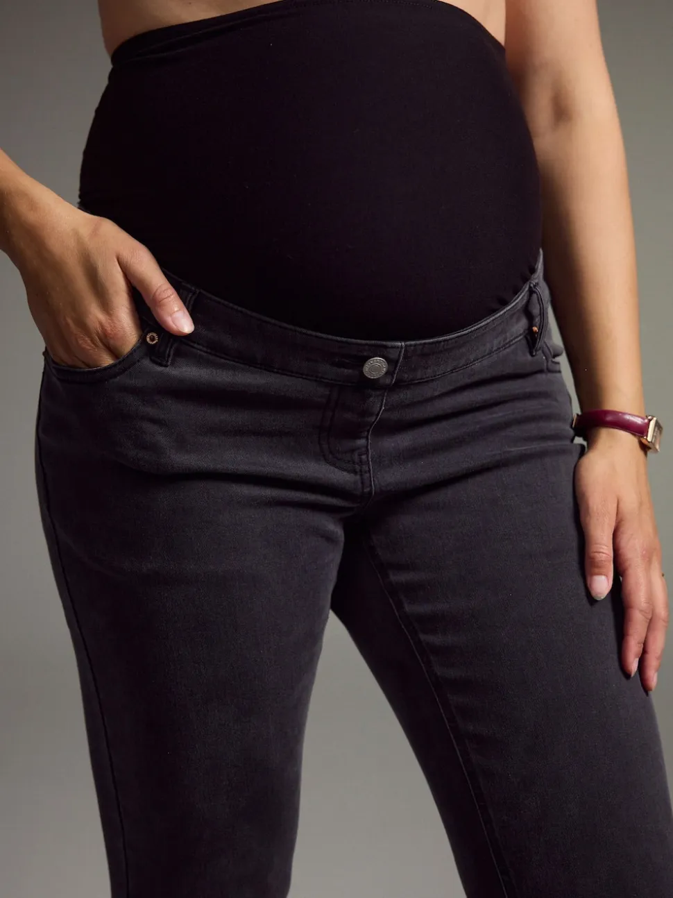 Noir - Mom Maternity Denim jeans