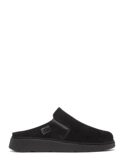 Noir - Mules FitFlop Gen-FF en daim élastique