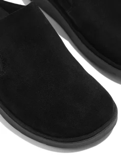 Noir - Mules FitFlop Gen-FF en daim élastique