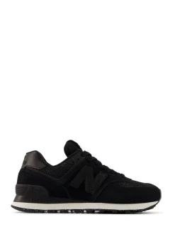 Noir - New Balance 574 Trainers