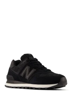 Noir - New Balance 574 Trainers