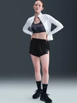 Noir - Nike Shorts de course AeroSwift Dri-FIT ADV Milieu-Rise à doublure courte de 3po