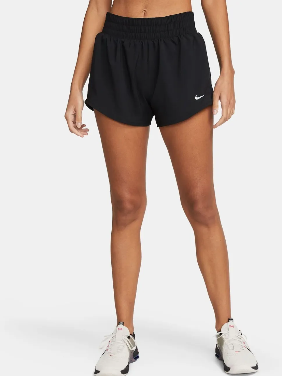 Noir - Nike Un short Dri-FIT Mid Rise 3 pouces doublé