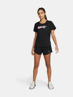 Noir - Nike Un short Dri-FIT Mid Rise 3 pouces doublé