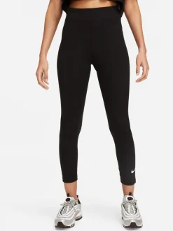 Noir - Nike Vêtements de sport Classic taille haute 7/8 Leggings