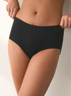 Noir - No VPL Lace Back Briefs 3 Pack