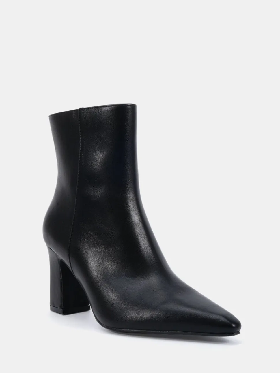 Noir - Novo Bottes Kimberley Point à talon carré
