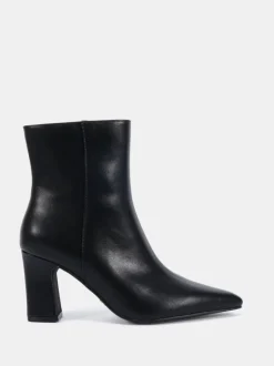 Noir - Novo Bottes Kimberley Point à talon carré