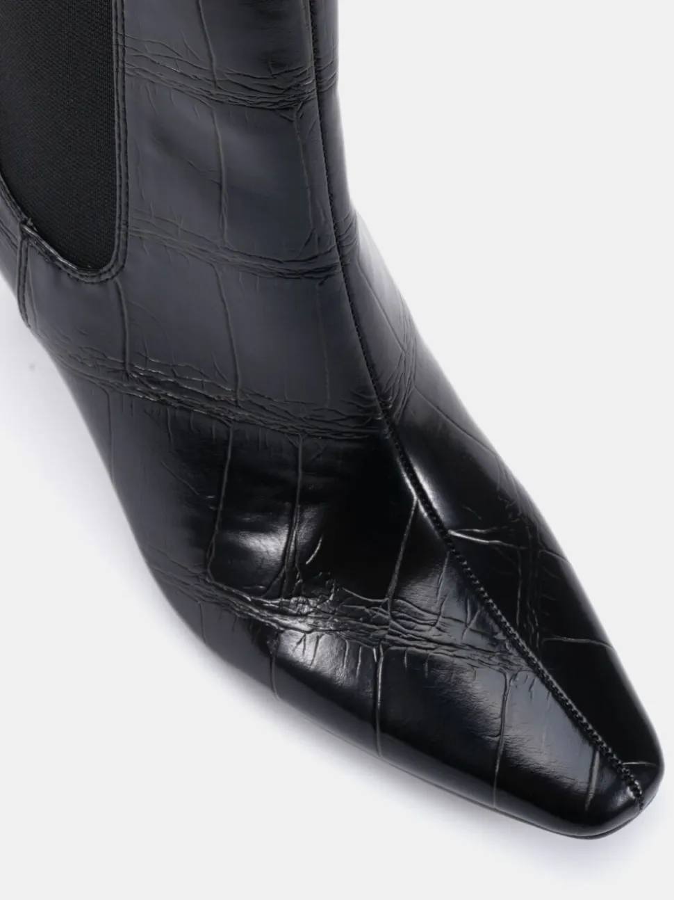 Noir - Novo bottines Kennedy incurvées à talon moyen Chelsea
