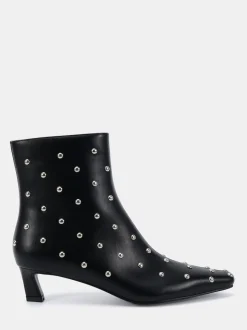 Noir - Novo bottines Kiki cloutées à talon bas