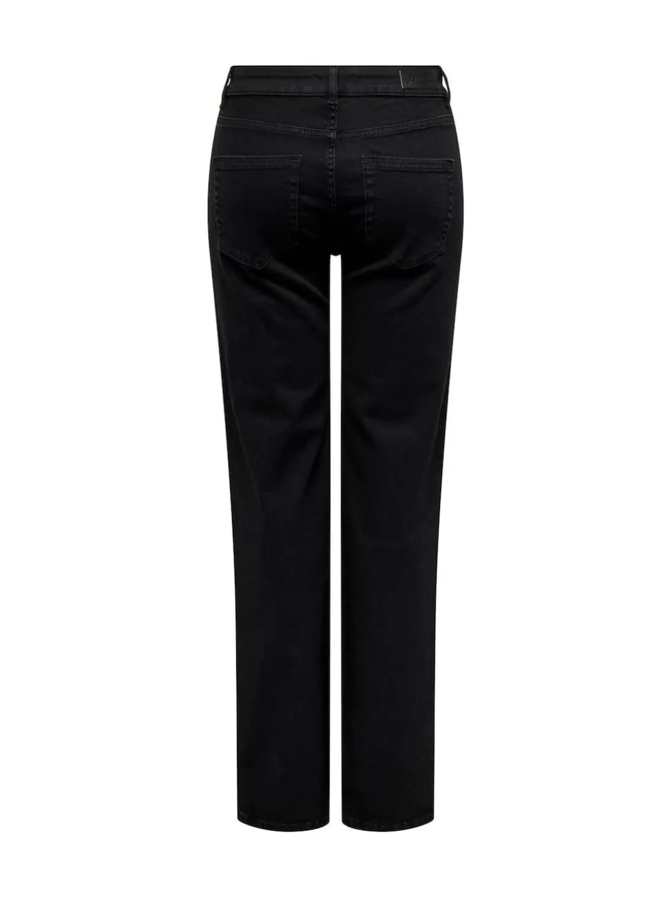 Noir - Only Jeans coupe droite blush taille mi-haute avec super extensible