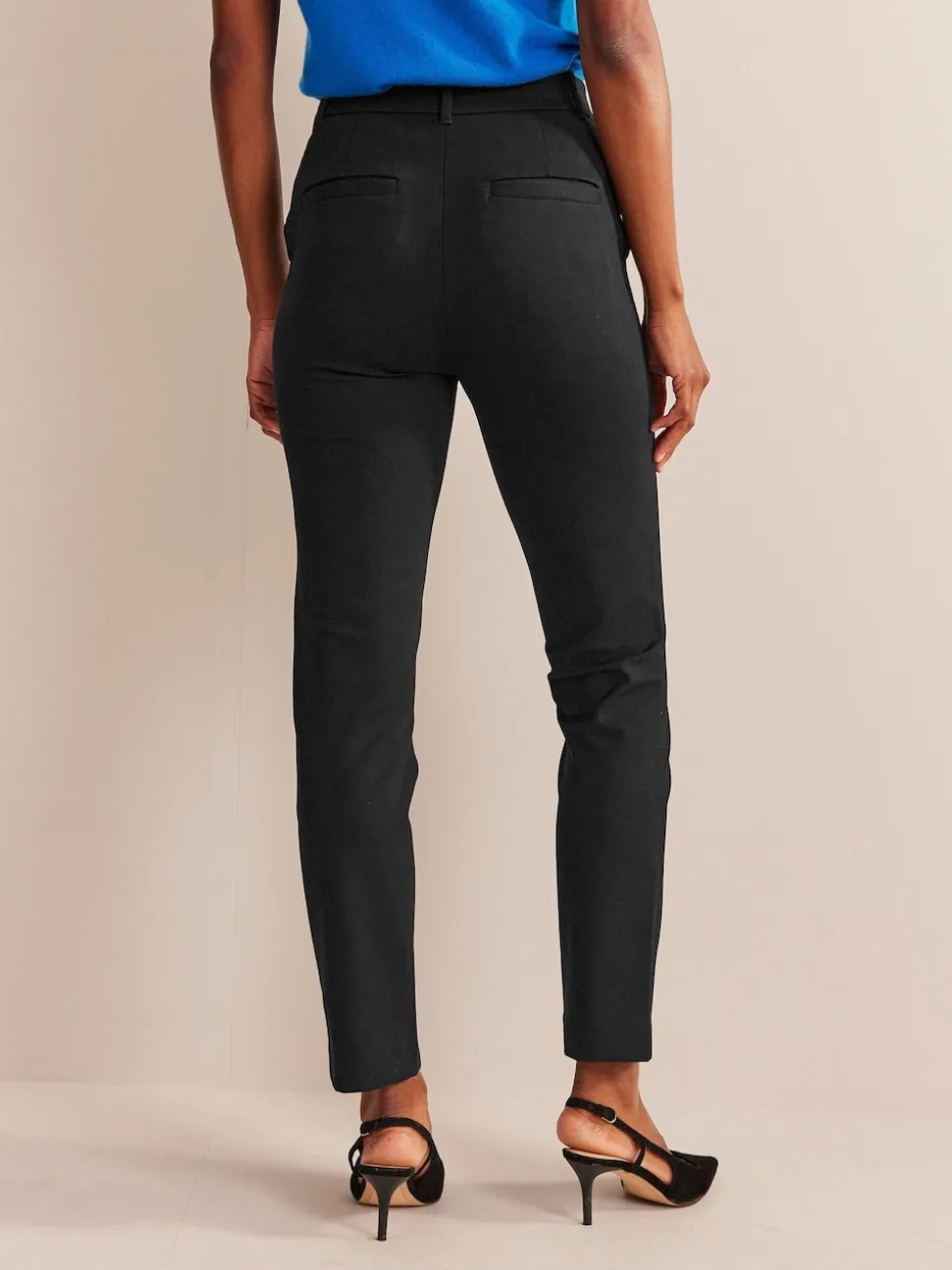 Noir - Pantalon Boden Highgate en jersey