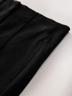 Noir - Pantalon bootcut sculptant