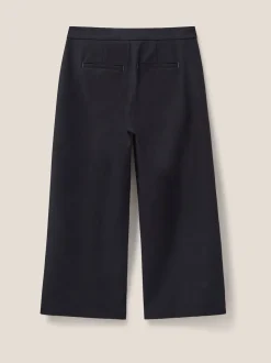 Noir - Pantalon court large White Stuff Belle