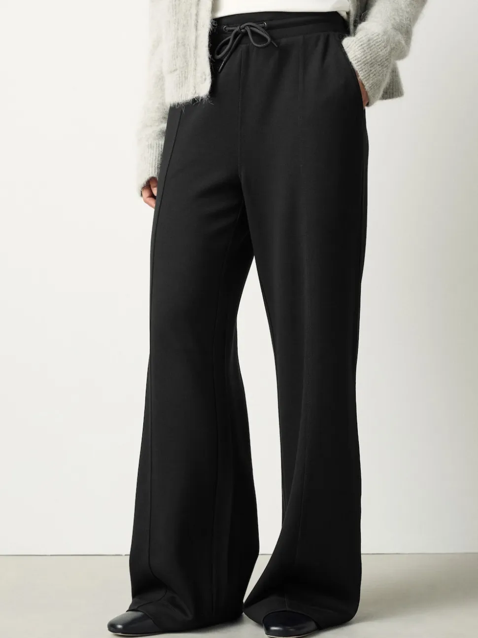 Noir - Pantalon de jogging coupe large
