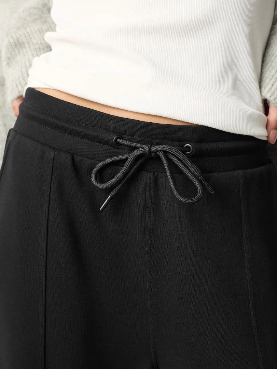 Noir - Pantalon de jogging coupe large