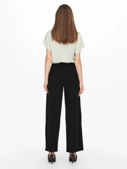 Noir - Pantalon JDY large