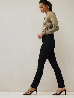 Noir - Pantalon militaire sculptant
