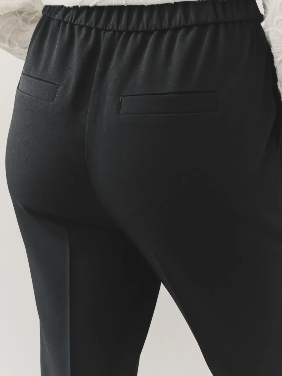 Noir - Pantalon skinny coupe ajustée