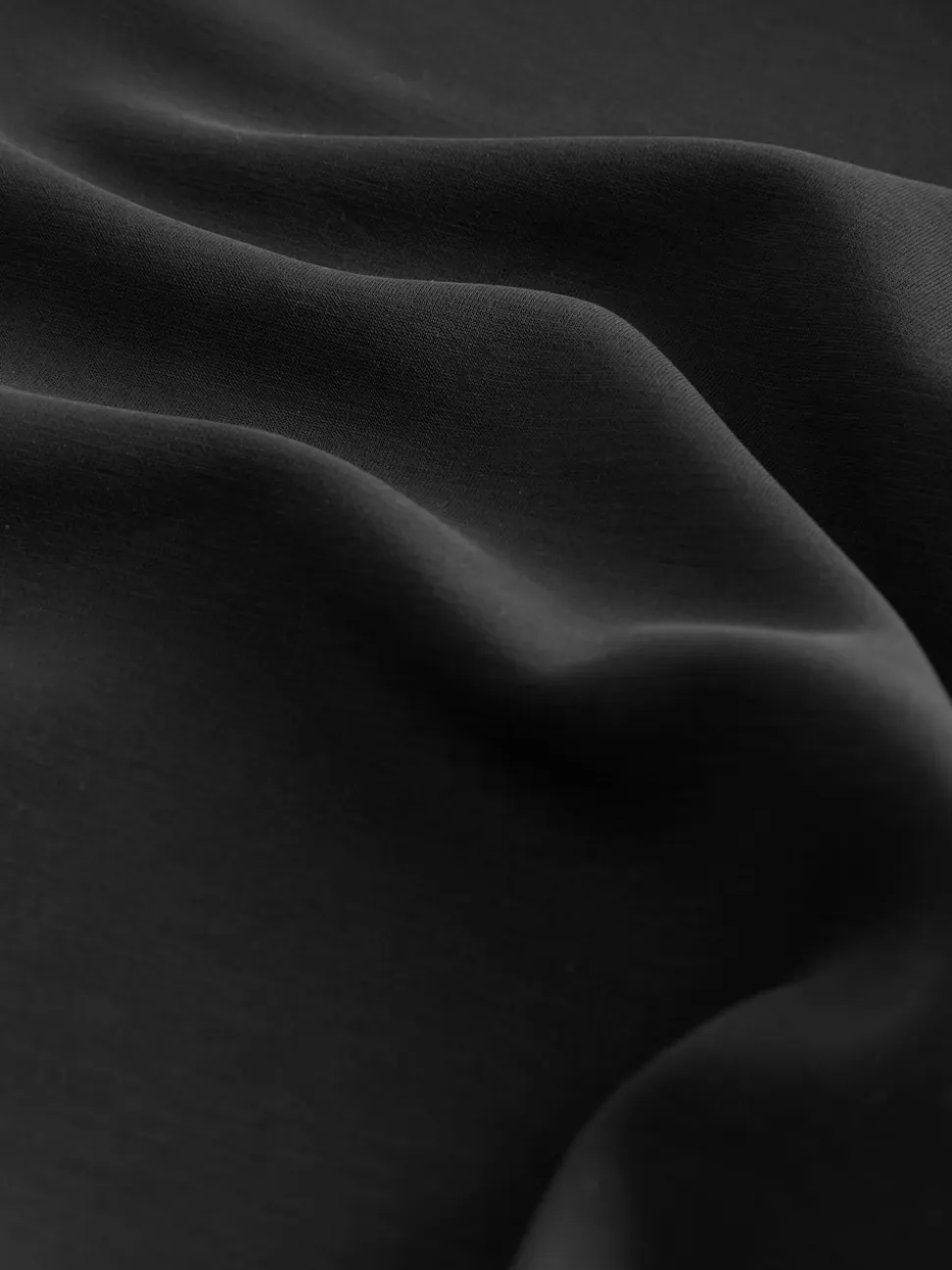 Noir - Pantalons Amples à enfiler en jersey ultra-doux modal Mélange