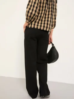 Noir - Pantalons amples FatFace Ponte